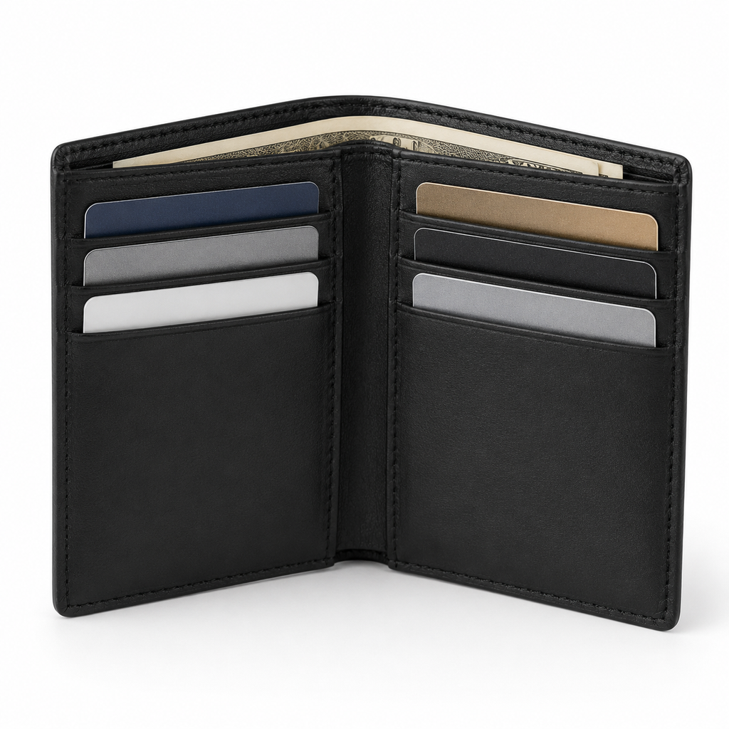 Wallet in hand for size reference.