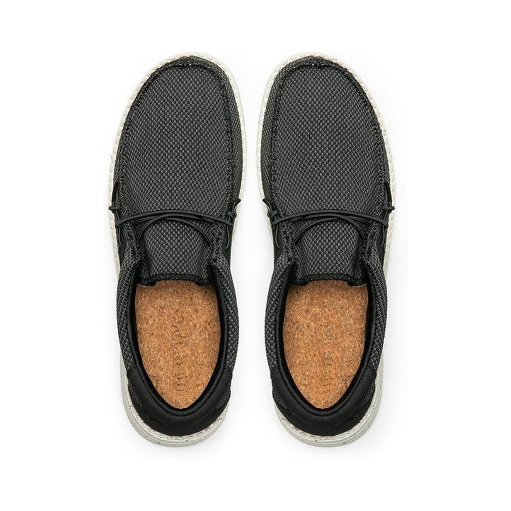 Men's Two-Tone Casual Loafers – Black Grey