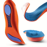 High-Elasticity Shoe Insoles | Orange Blue