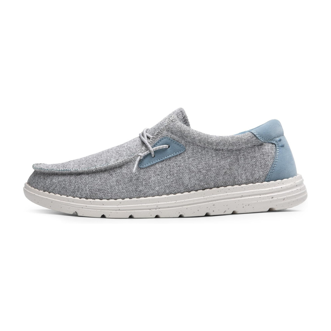 Men's Mesh Casual Loafers – Grey Blue