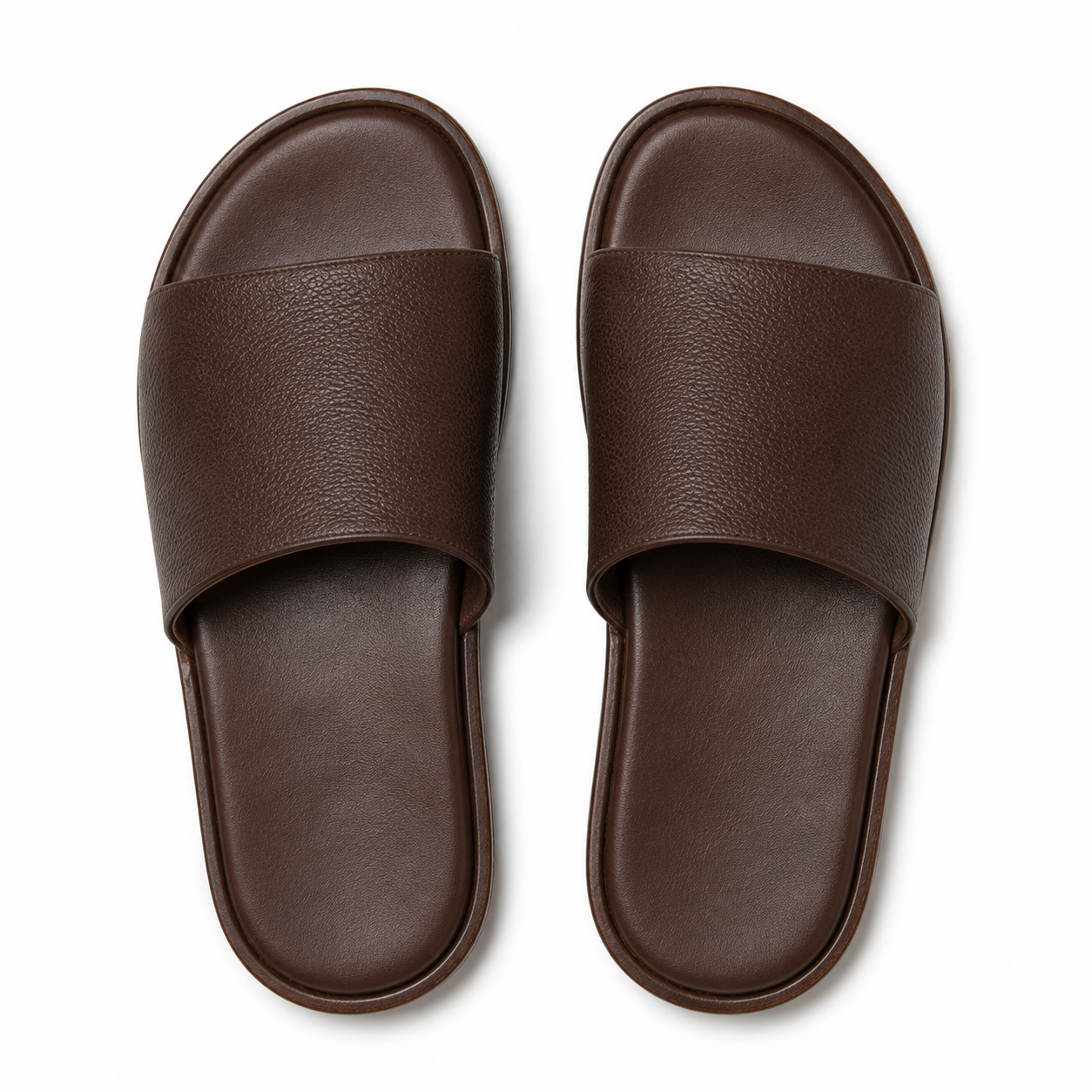 Close-up of leather texture on sandals