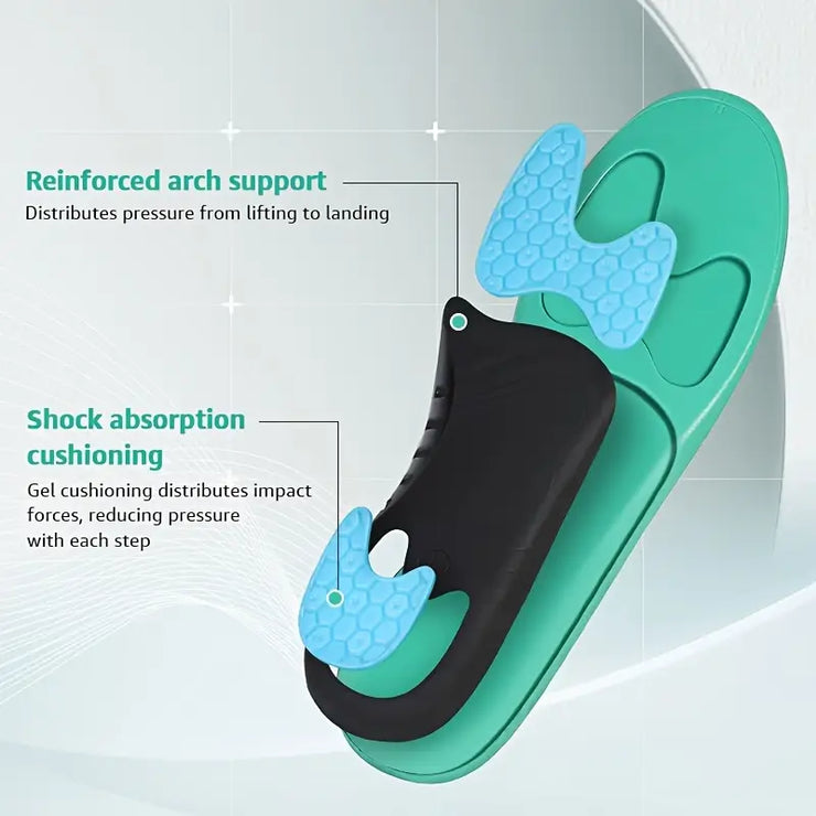 High-Elasticity Shoe Insoles | Green Blue
