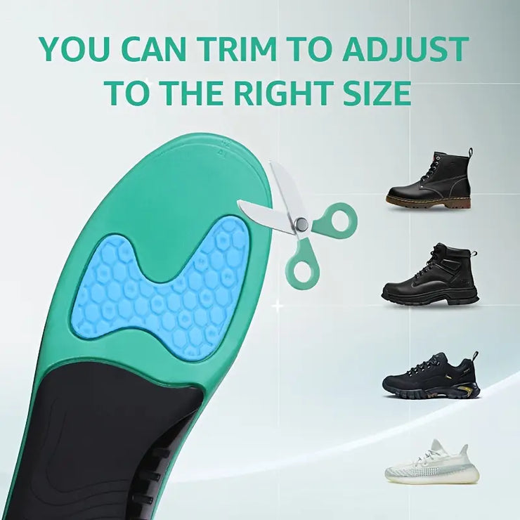 High-Elasticity Shoe Insoles | Green Blue