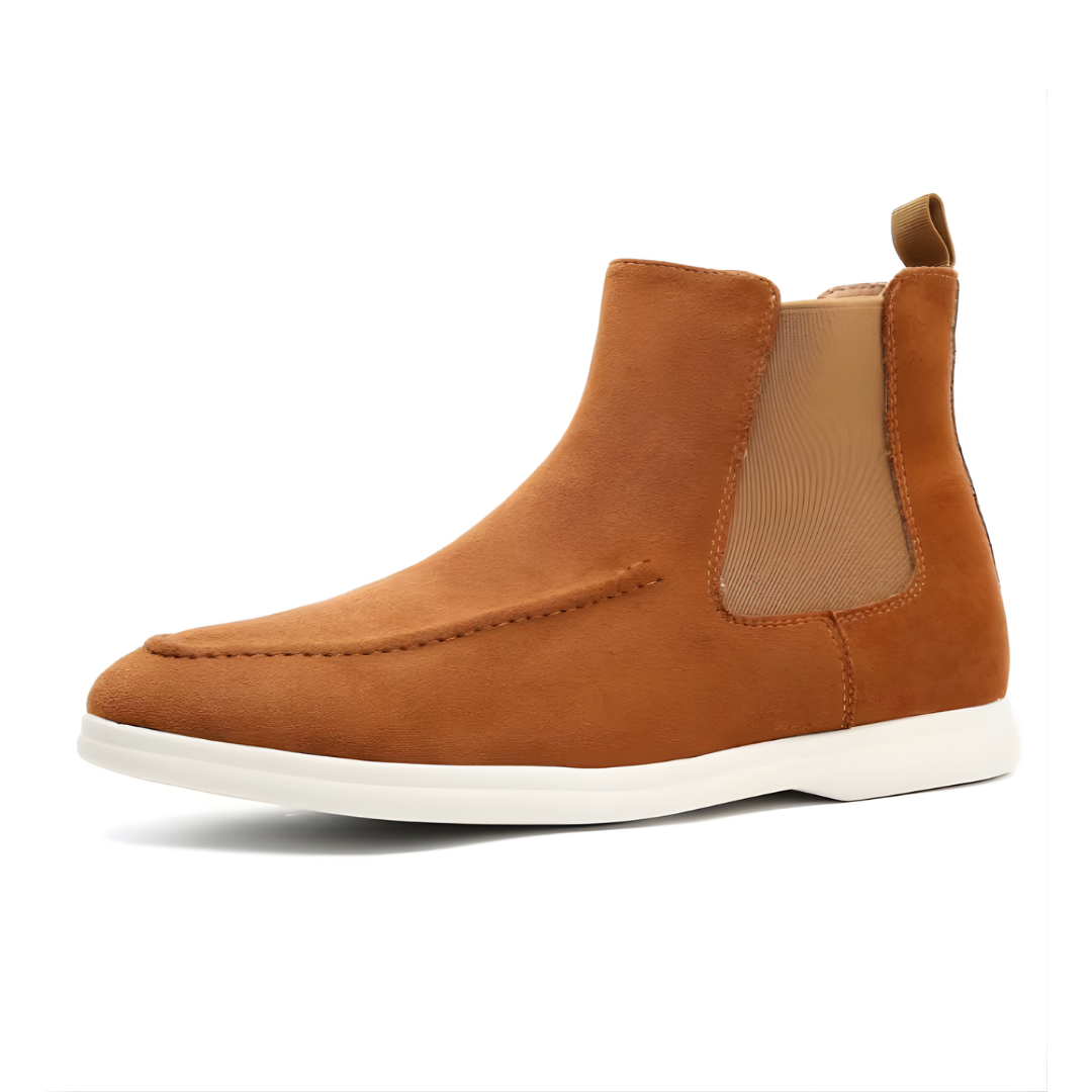 Men’s Tan Chelsea Boots – Lightweight Sole