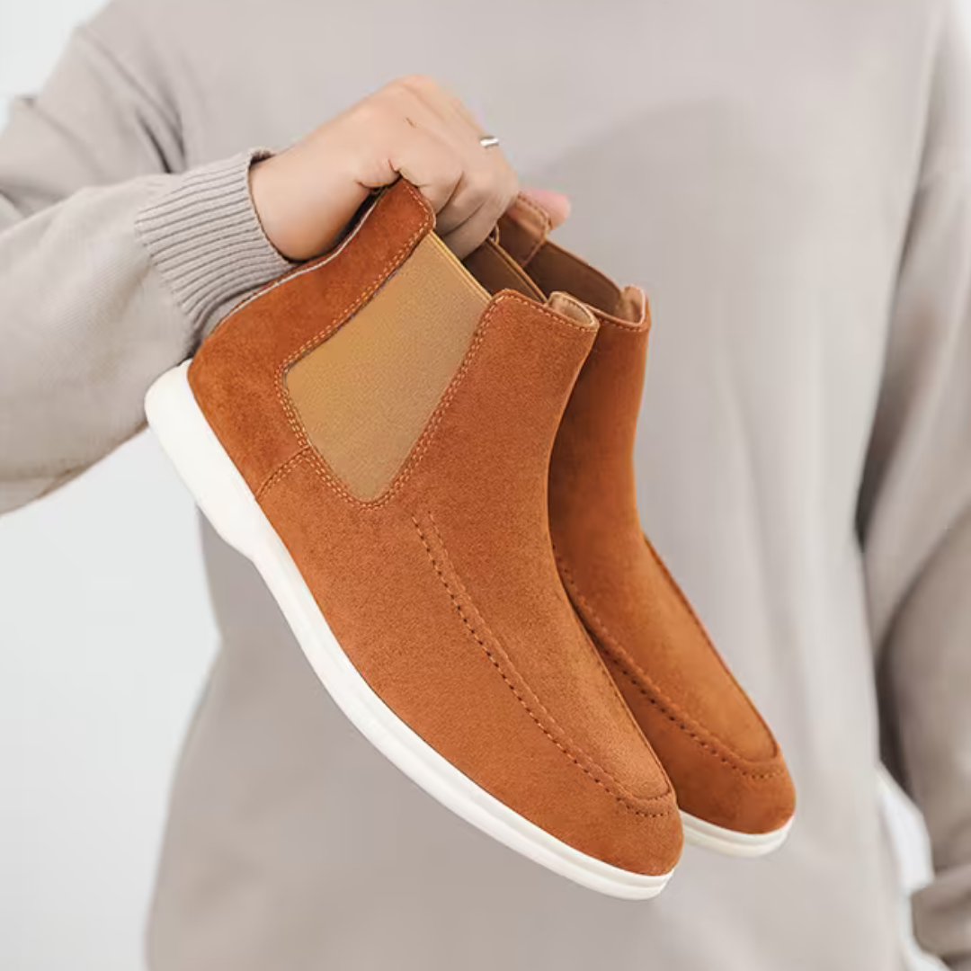 Men’s Tan Chelsea Boots – Lightweight Sole