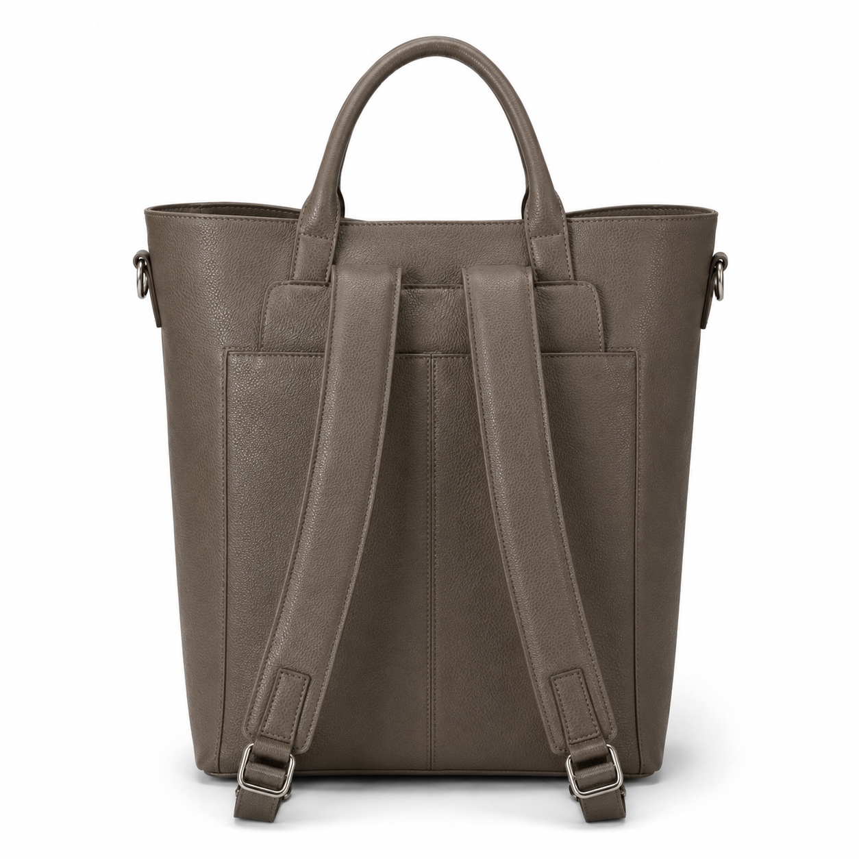 Side profile of the tote bag with adjustable strap detail.