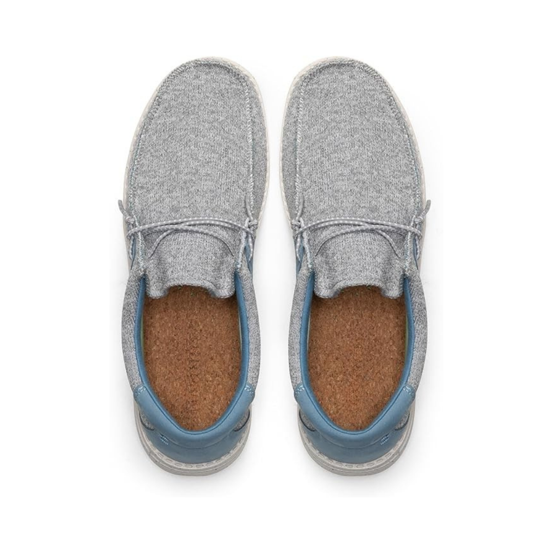 Men's Mesh Casual Loafers – Grey Blue