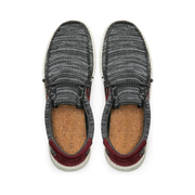 Men's Casual Loafers | Black Red