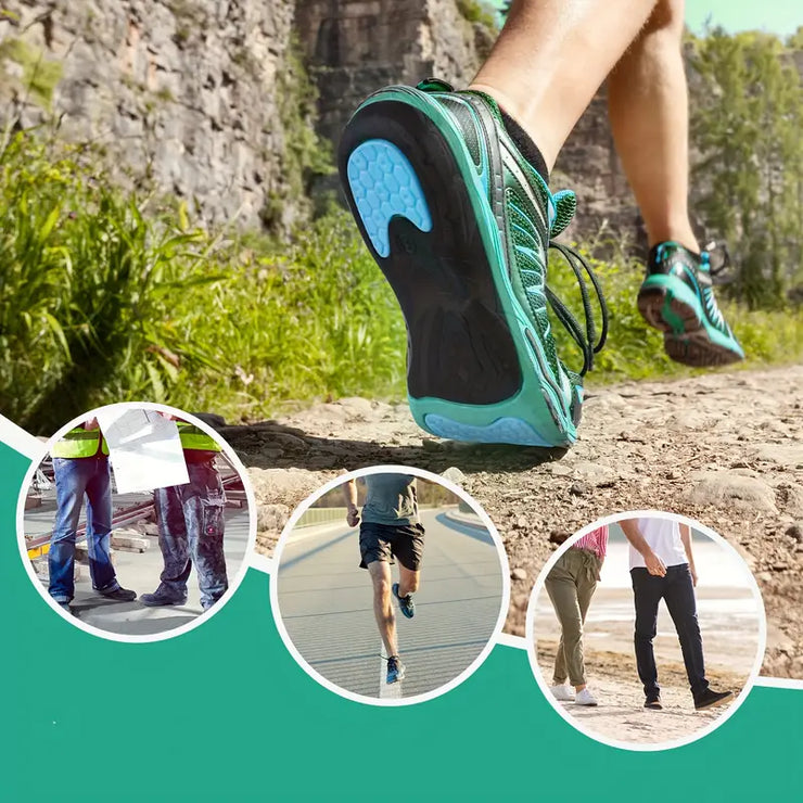 High-Elasticity Shoe Insoles | Green Blue