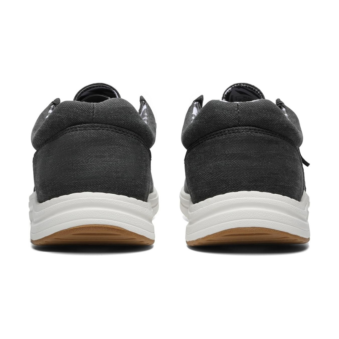 Men's Low-Top Comfort Loafers – Grey Black