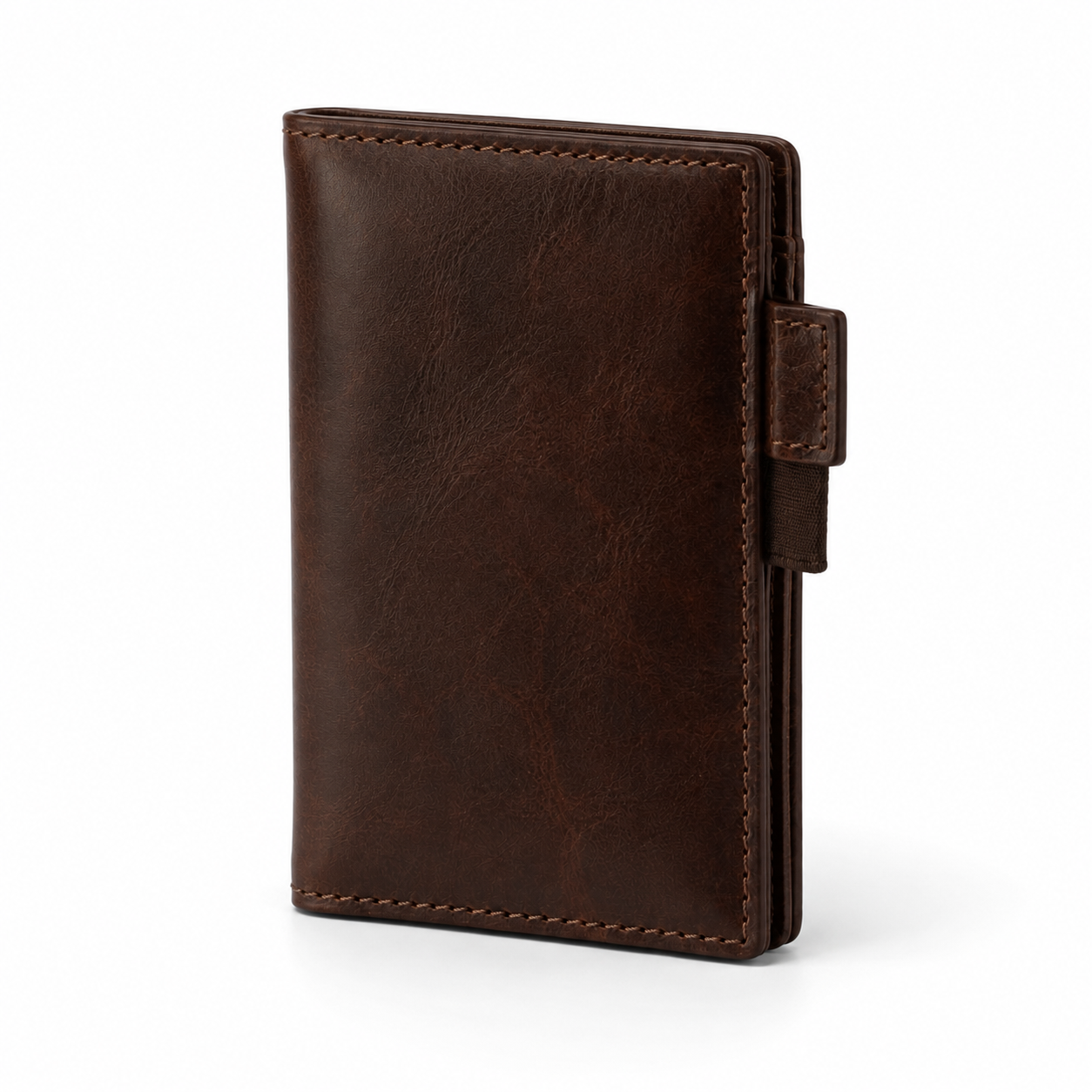 Open Modish-Vogue travel wallet showing compartments.