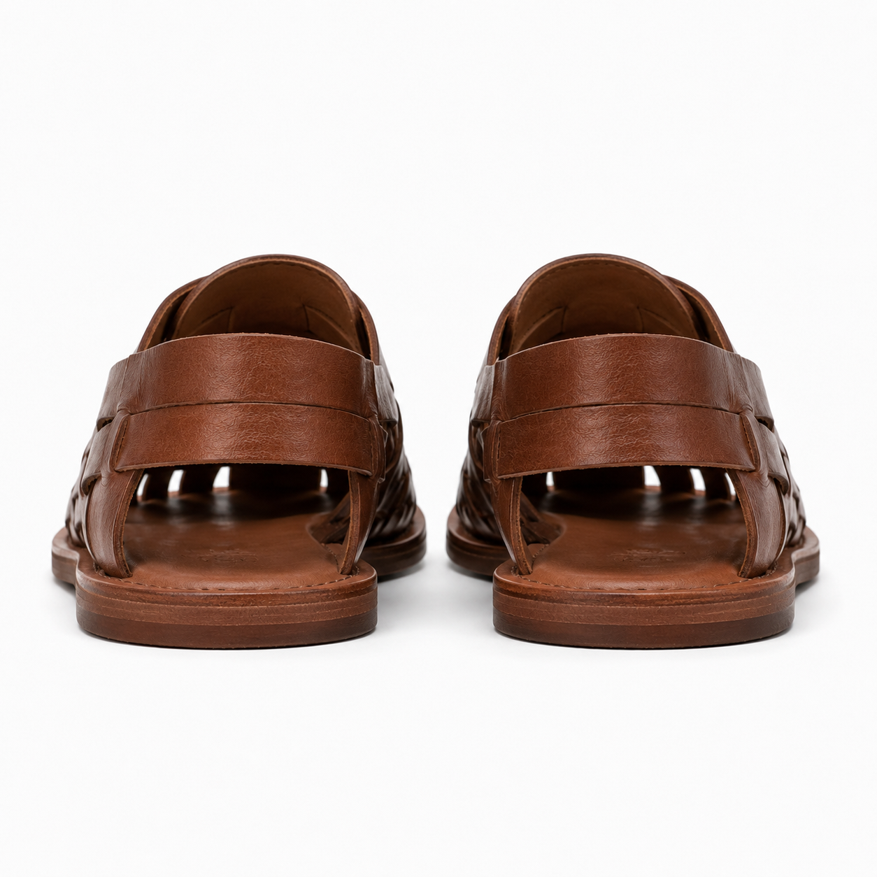 Bottom view of the durable rubber sole.