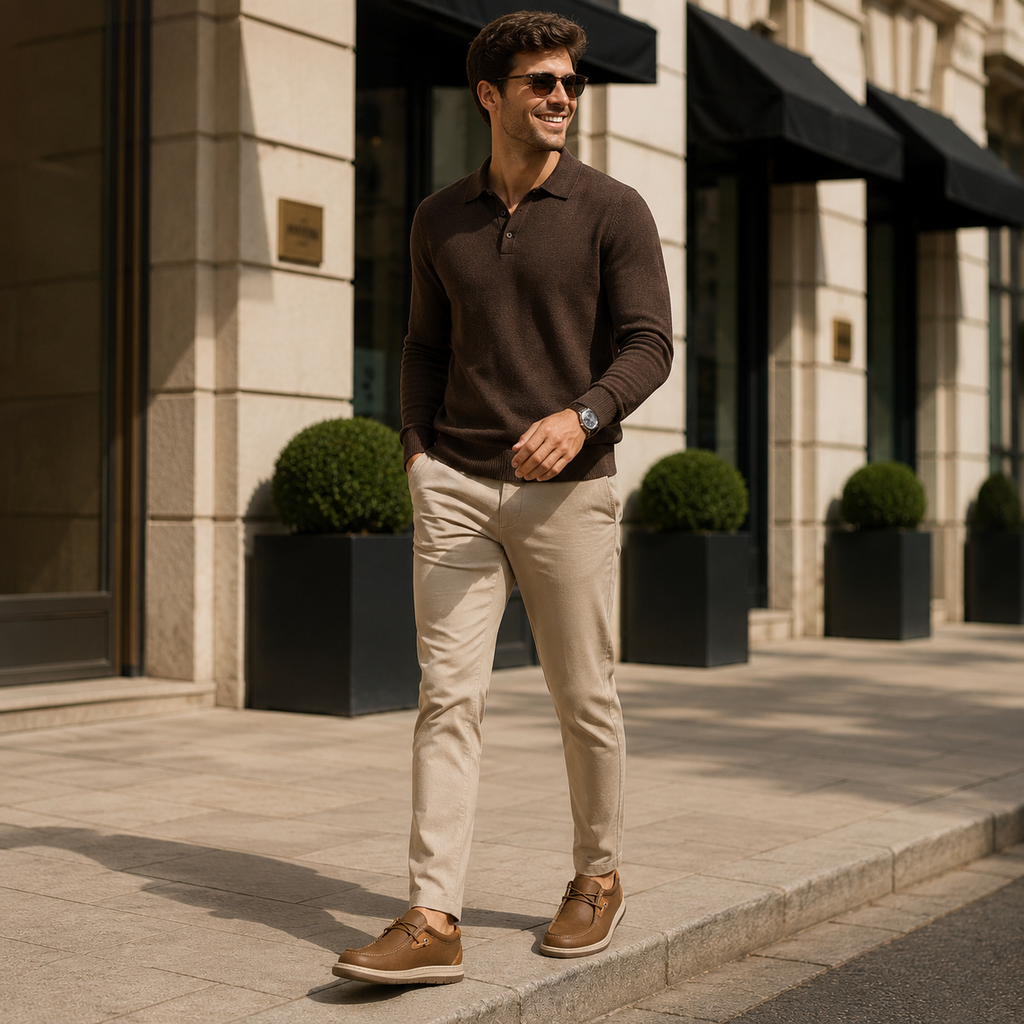 Men's Casual Comfort Shoes – Vintage Brown