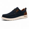Men's Casual Canvas Comfort Shoes – Navy Blue