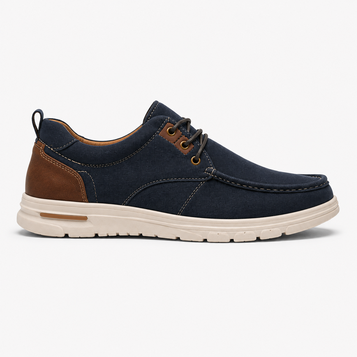Men's Casual Canvas Comfort Shoes – Navy Blue