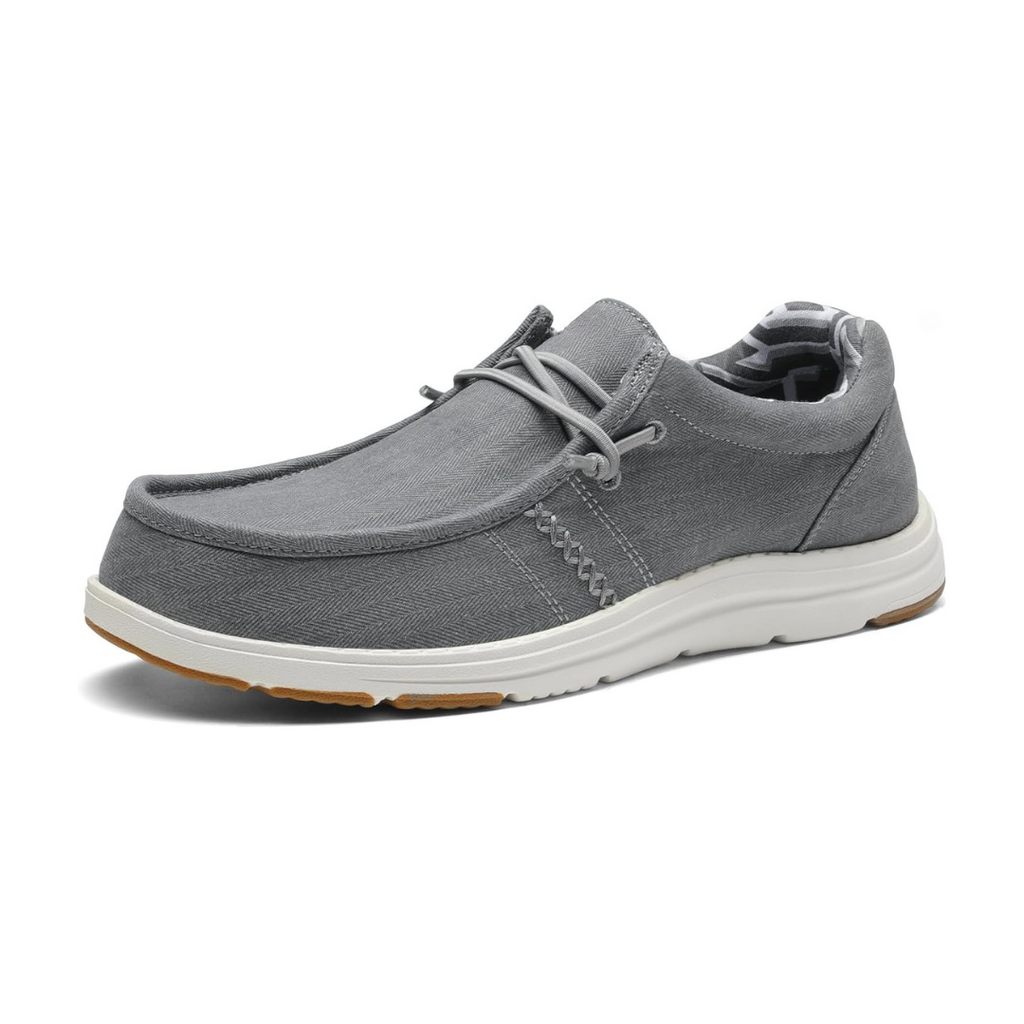 Men's Flexible Sole Casual Loafers – Dark Grey