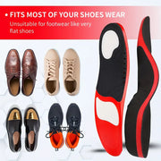 High-Elasticity Shoe Insoles | Black Red