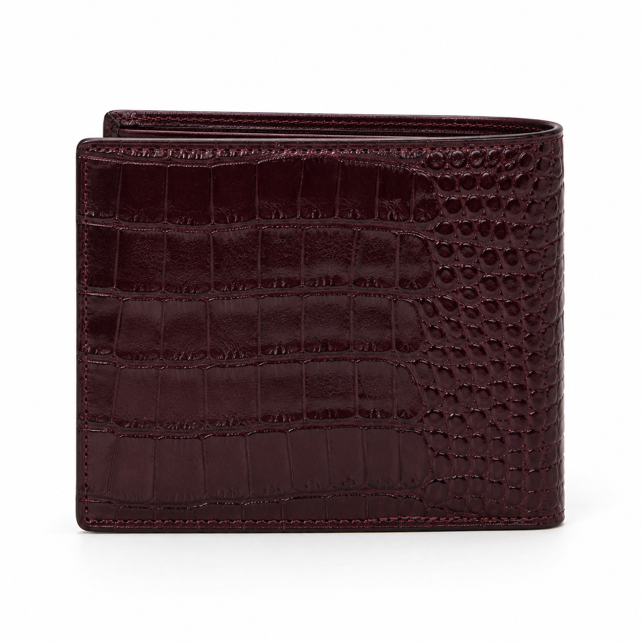 Interior view of wallet with card slots.