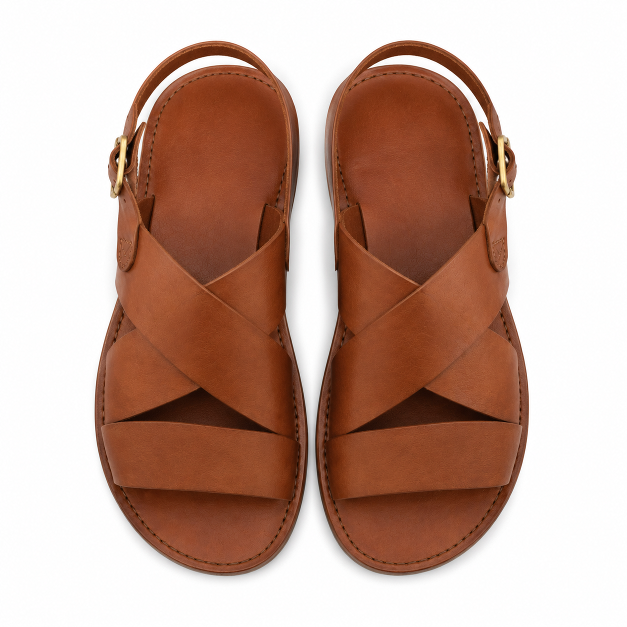 Bottom view of the sole on Modish-Vogue men's sandals.