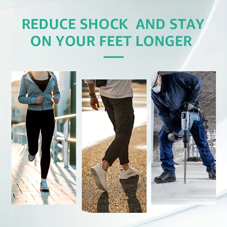 High-Elasticity Shoe Insoles | Black Red