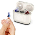 ClearPro rechargeable discreet hearing amplifier with charging case