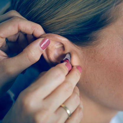 ClearPro hearing aid packaging showing both ears option for complete hearing solution