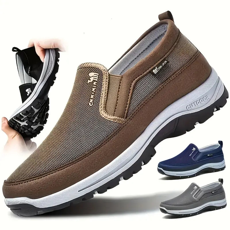 OrthoPro slip-on shoes packaging and product presentation