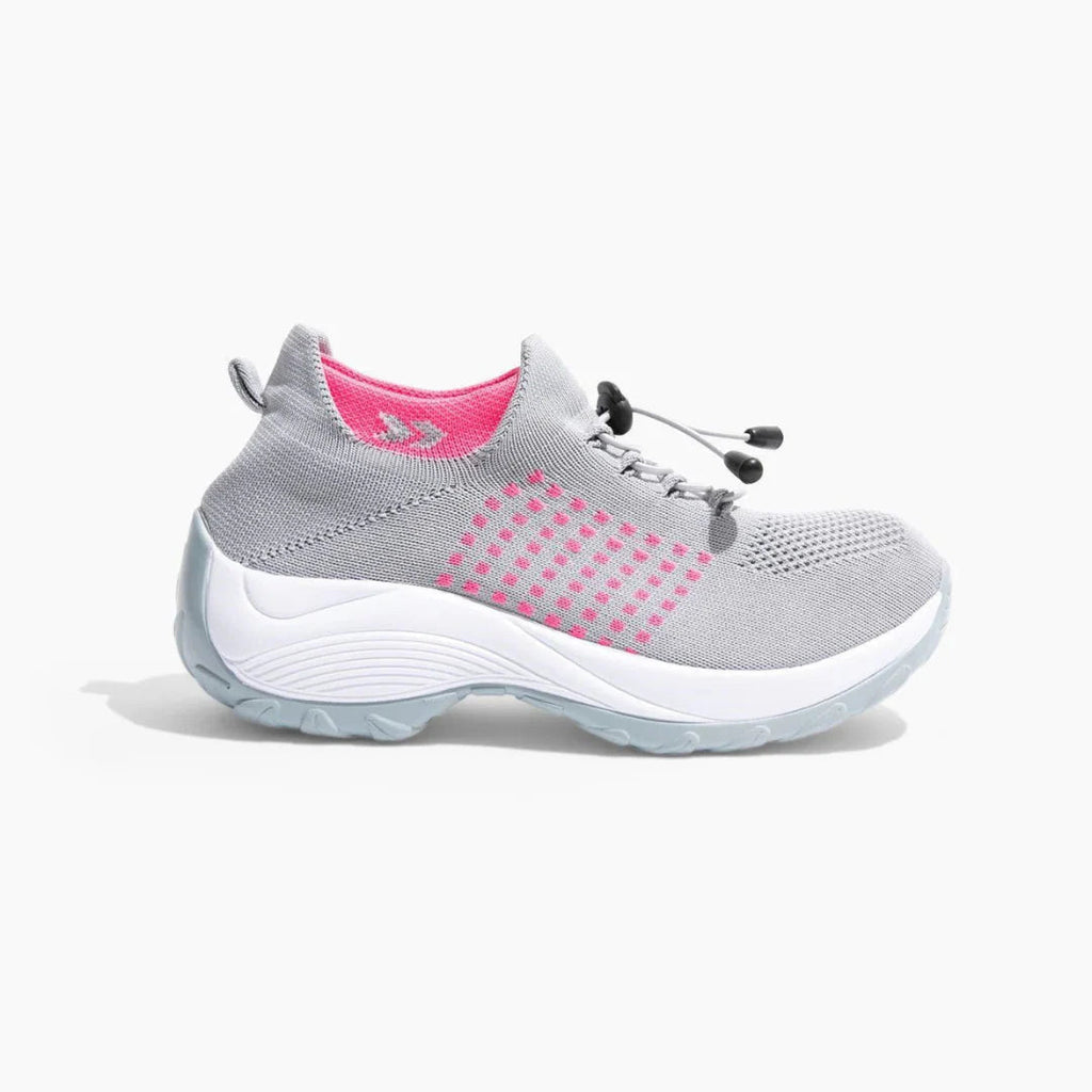 Orthofit trainers worn during work, demonstrating suitability for long periods standing