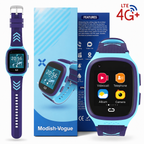Compact OLED display of the children's GPS watch with intuitive interface
