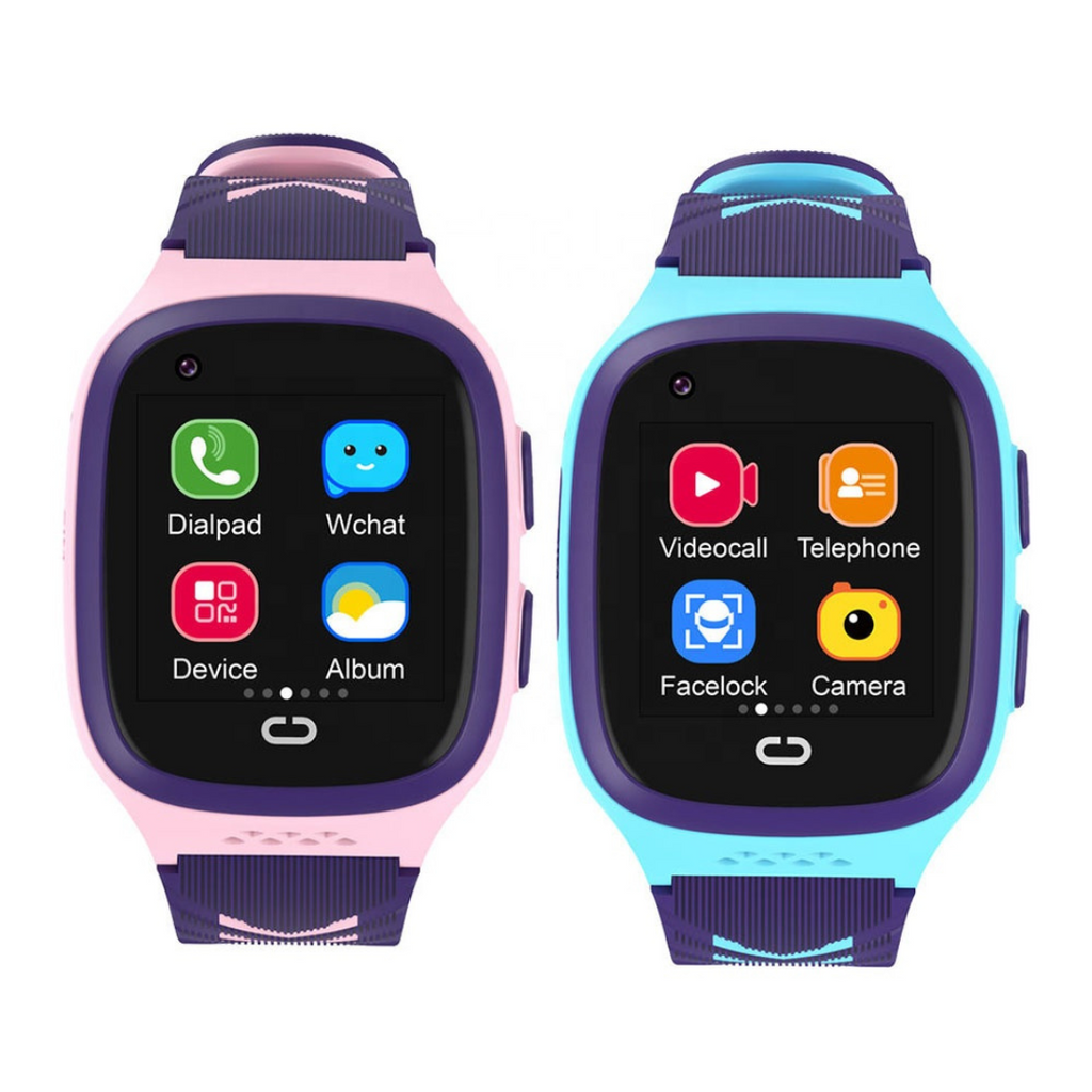 Modish-Vogue kids' GPS smart watch with 4G displayed in three colours