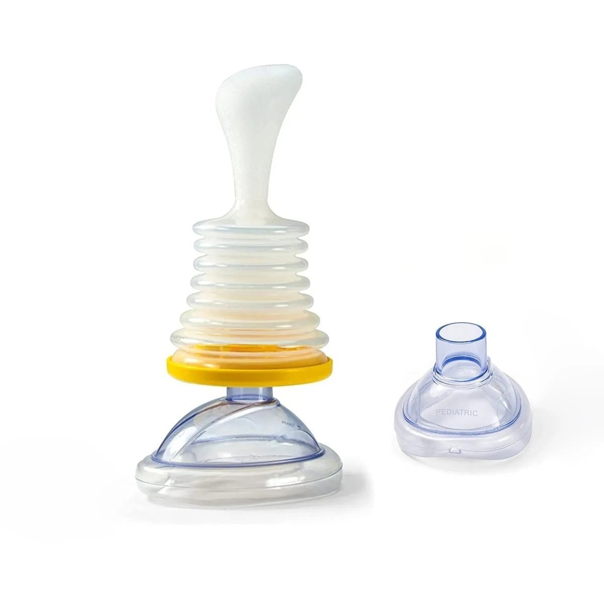 LIFEGUARD anti-choking device with adult and child masks for emergency first aid