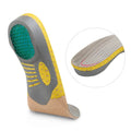 ConfortPlus™ orthopaedic insoles showing elevated arch support and triple-density cushioning design