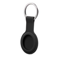 AirTag holder in black providing secure protection and mounting for GPS tracker