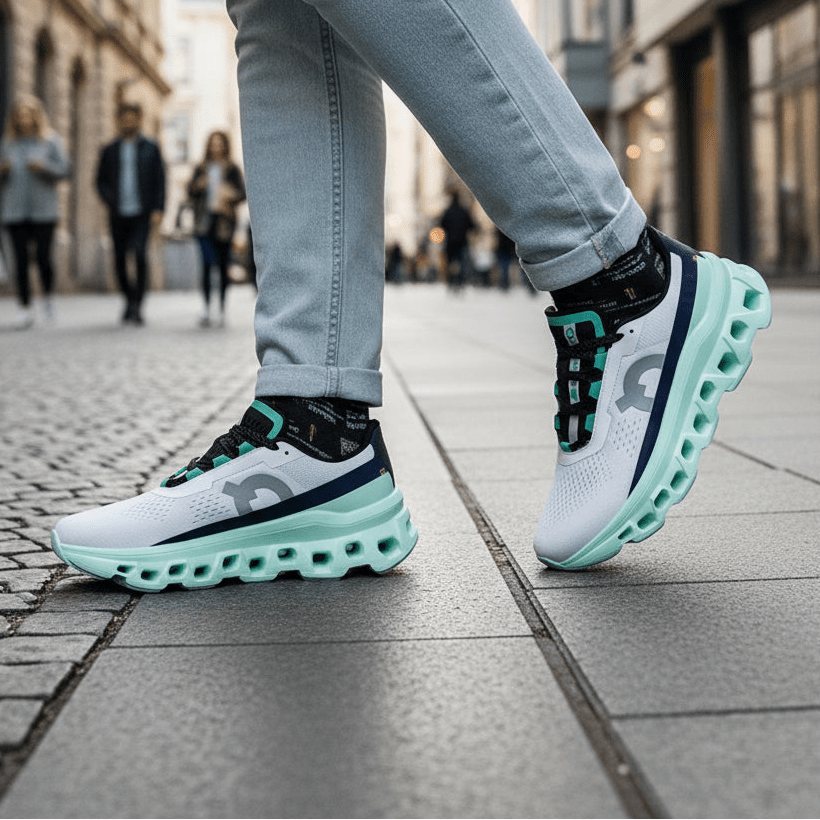 SKYLACE ultra-lightweight breathable running trainers in multiple colour options displayed together