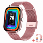 Smartwatch for Women in multiple elegant colour options including gold, pink, black and silver