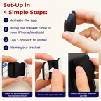 GPS tracker for bicycle demonstrating discreet installation on bicycle frame for anti-theft protection