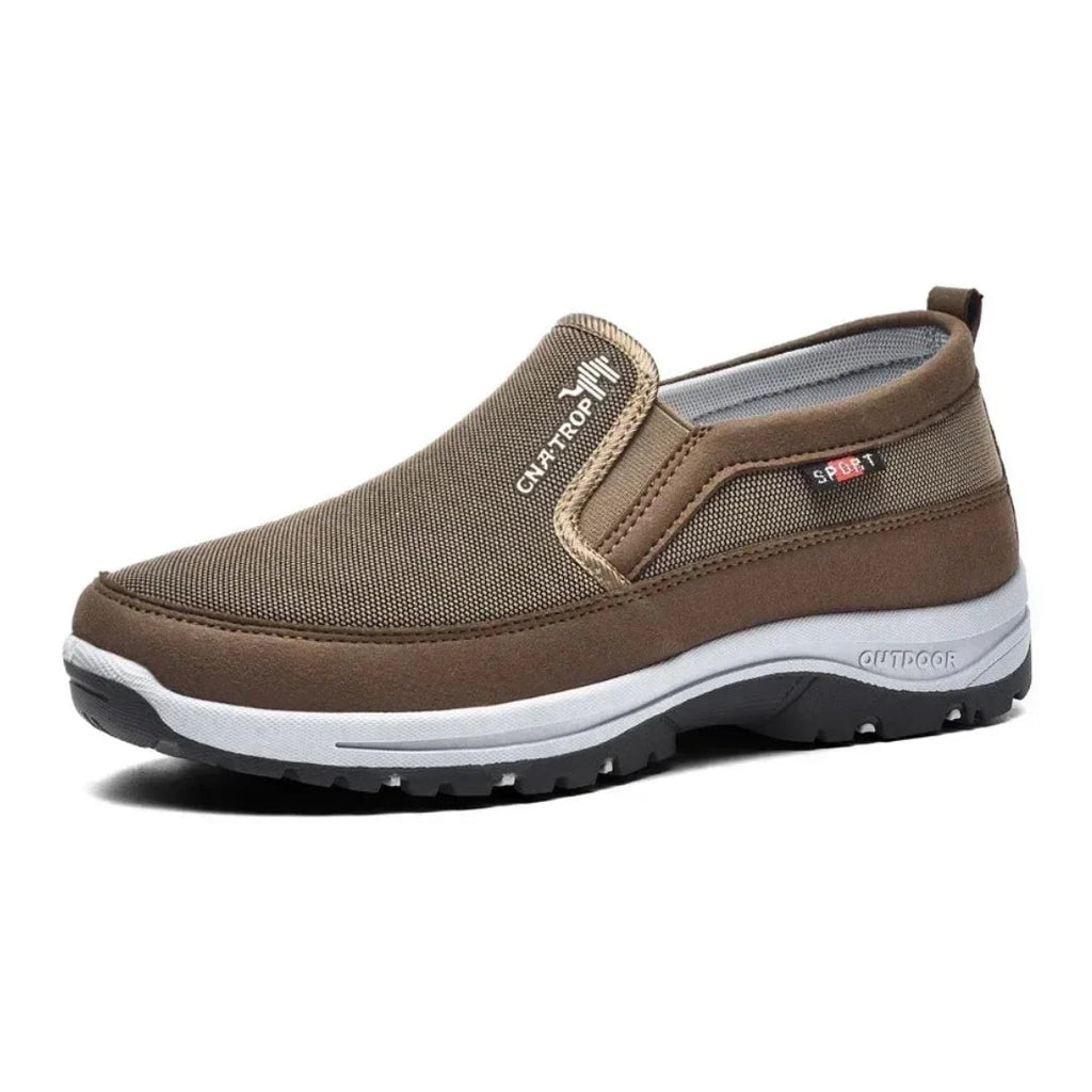 OrthoPro orthopaedic shoes demonstrating flexible sole and cushioned insole