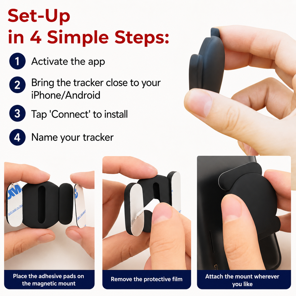 GPS vehicle tracker with IP67 water resistance and long-range tracking capability