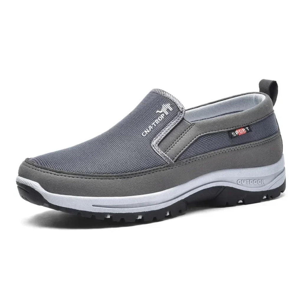 Person wearing OrthoPro slip-on shoes for comfortable all-day support
