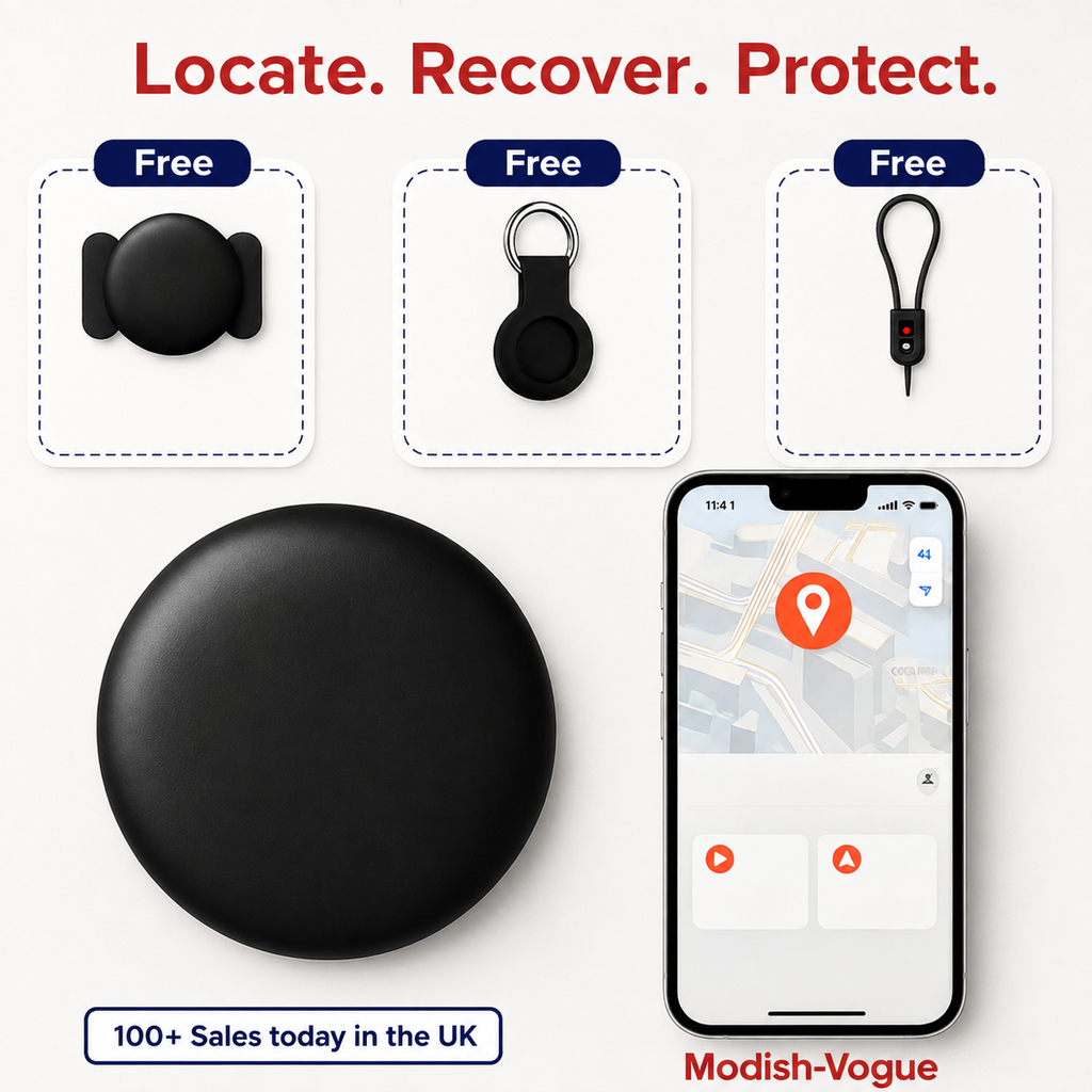 CR2032 battery compartment of children's GPS tracker showing 12-month battery life