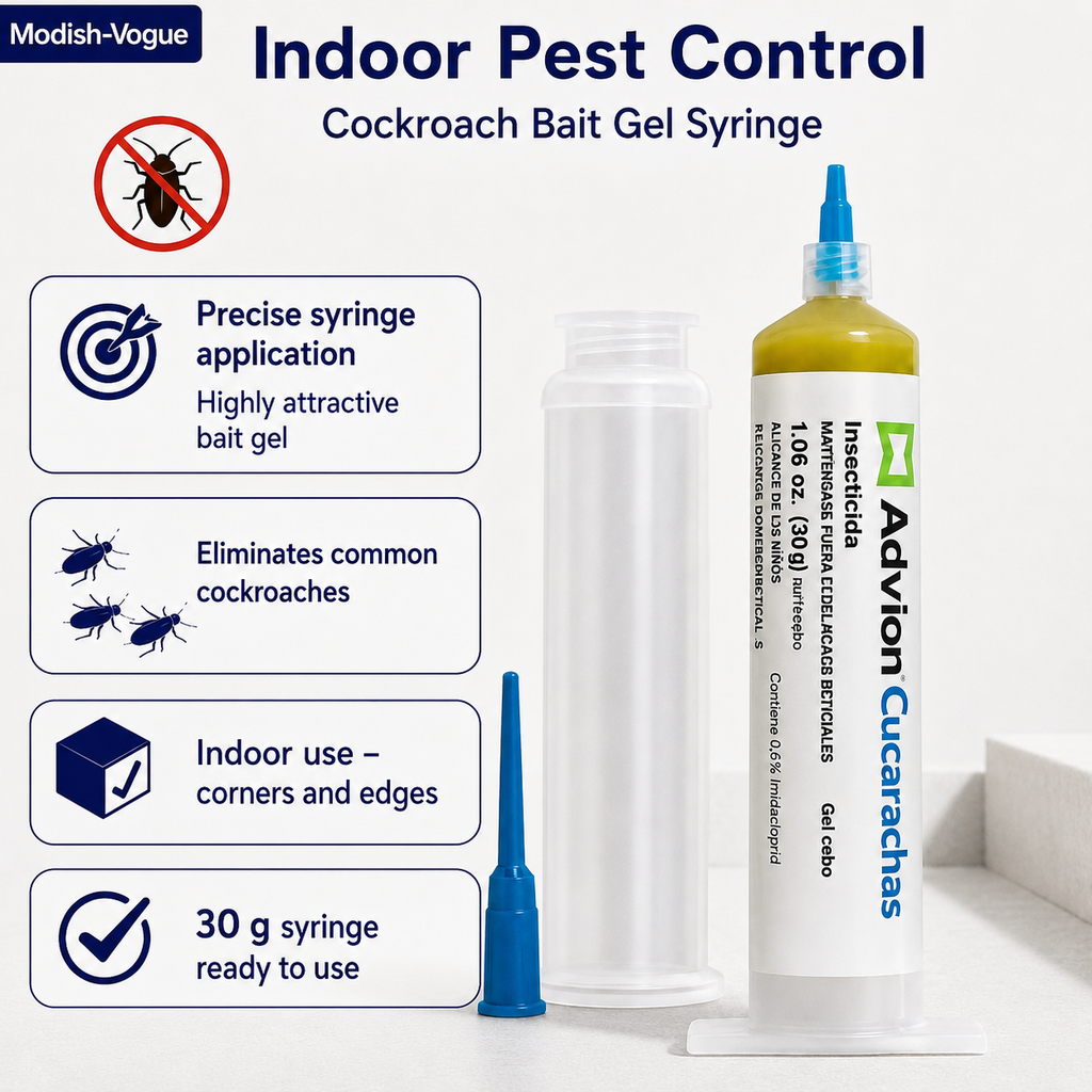 Cockroach gel bait syringe for targeted pest elimination