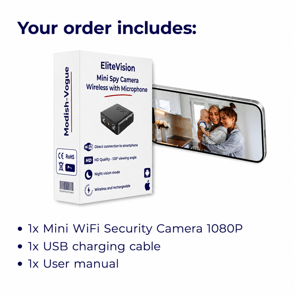 EliteVision spy camera offering best value for money with direct online sales model in the UK.