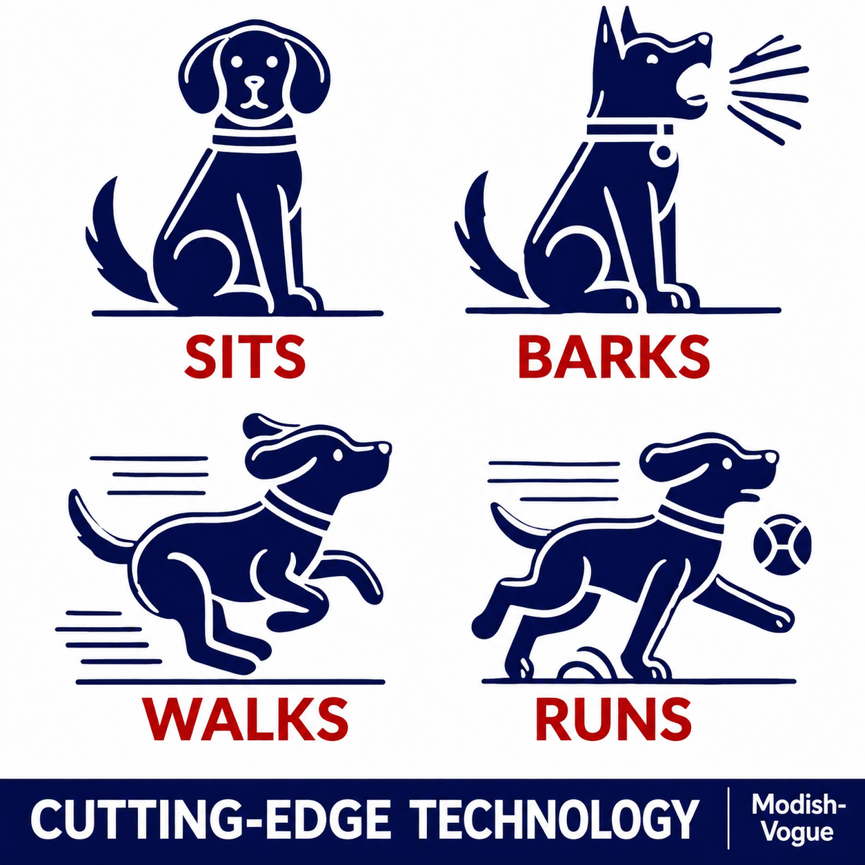 Interactive Robotic Puppy responding to touch commands with tail wagging action