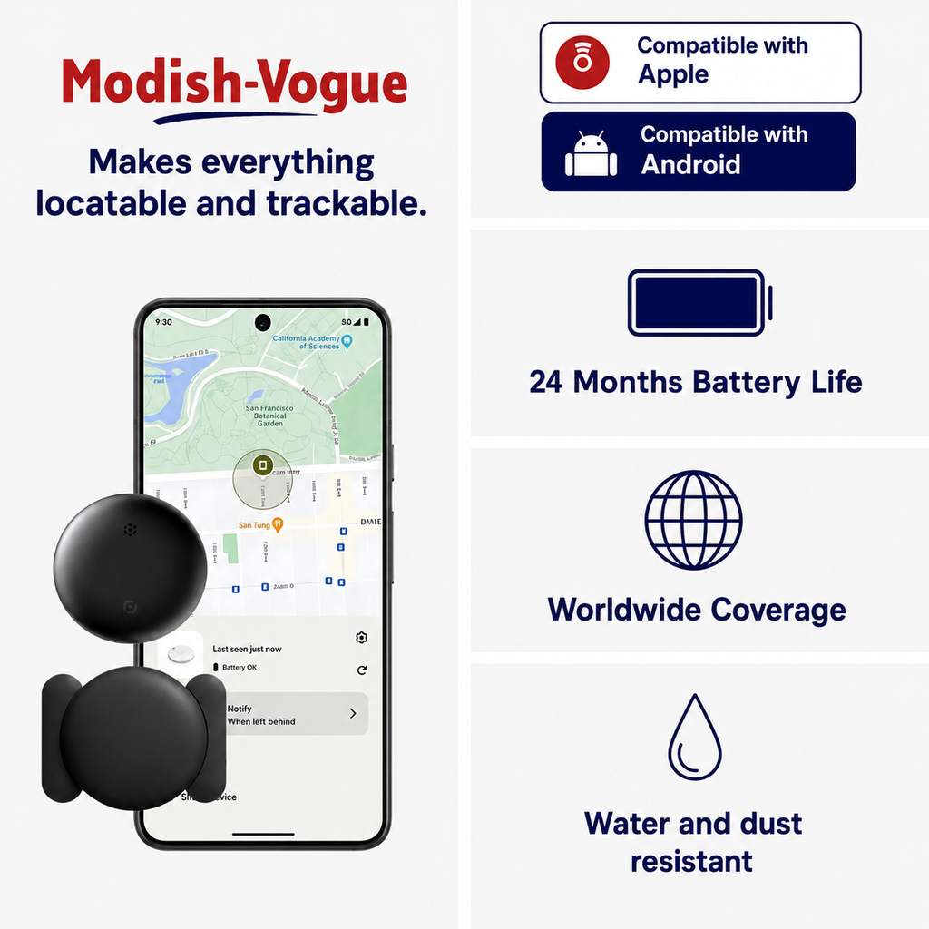 Complete GPS tracker package including standard mount, magnetic mount and pack of 5 CR2032 batteries