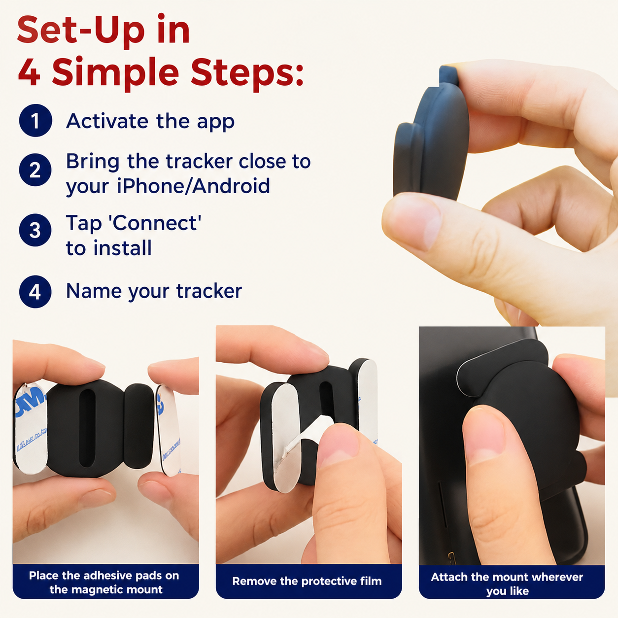 Parent using smartphone to track child's location in real time with Apple Find My and Android Find My Device apps