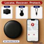 Discreet GPS Cat Tracker – Global Tracking with Apple & Android Find My – No Monthly Fees
