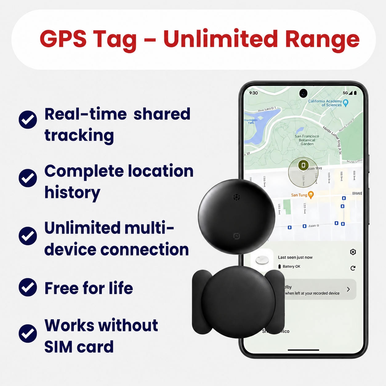 Ultra-precise GPS tracking device for motorbikes with 24-month battery autonomy