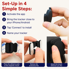 GPS Tracker for Elderly – No Subscription – Compatible with iPhone & Android