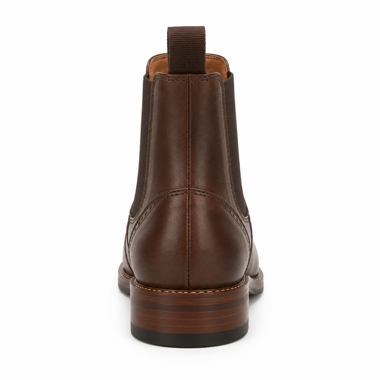 Men’s Dark Brown Chelsea Boots – Cap Toe Design