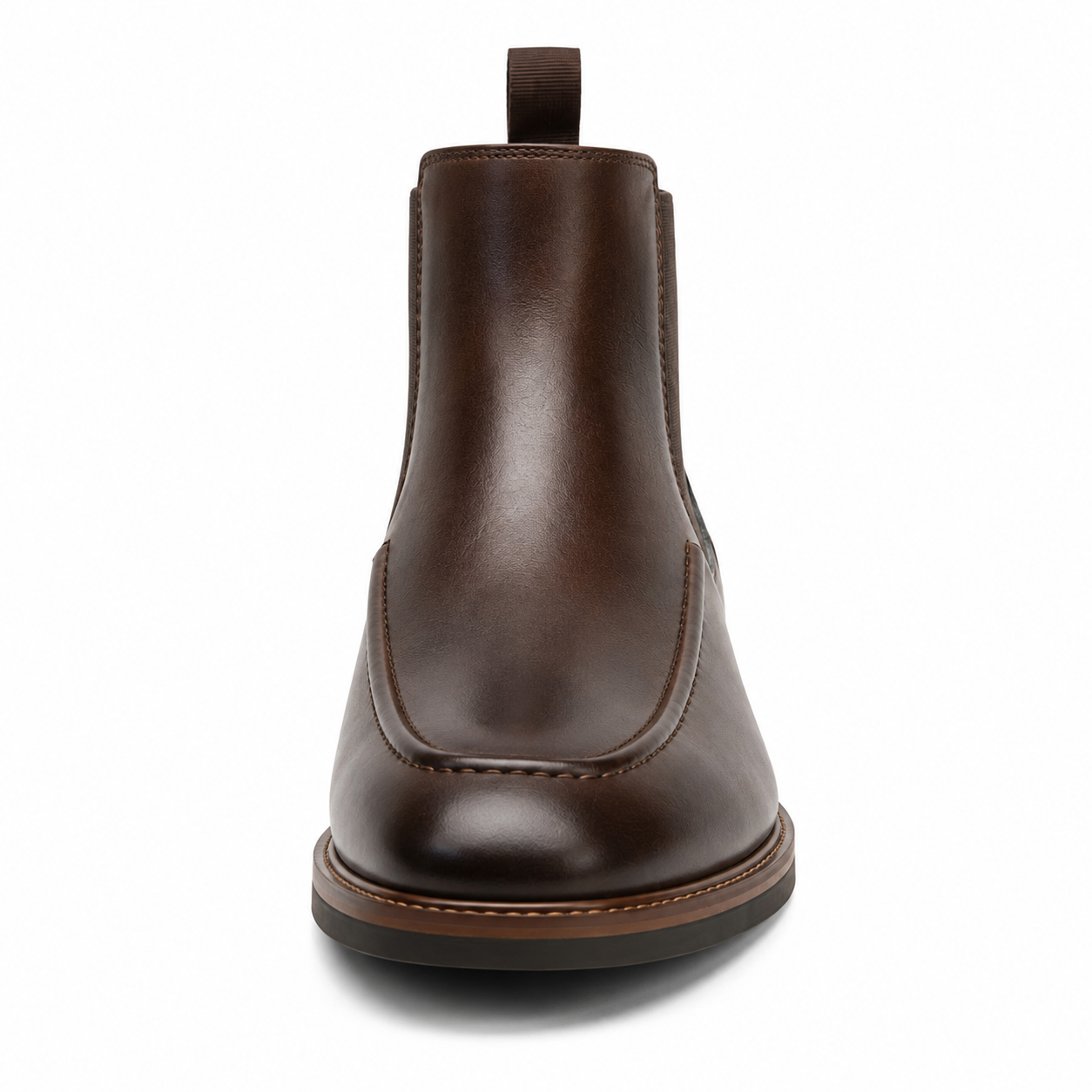 Men’s Brown Chelsea Boots – Apron Toe Design